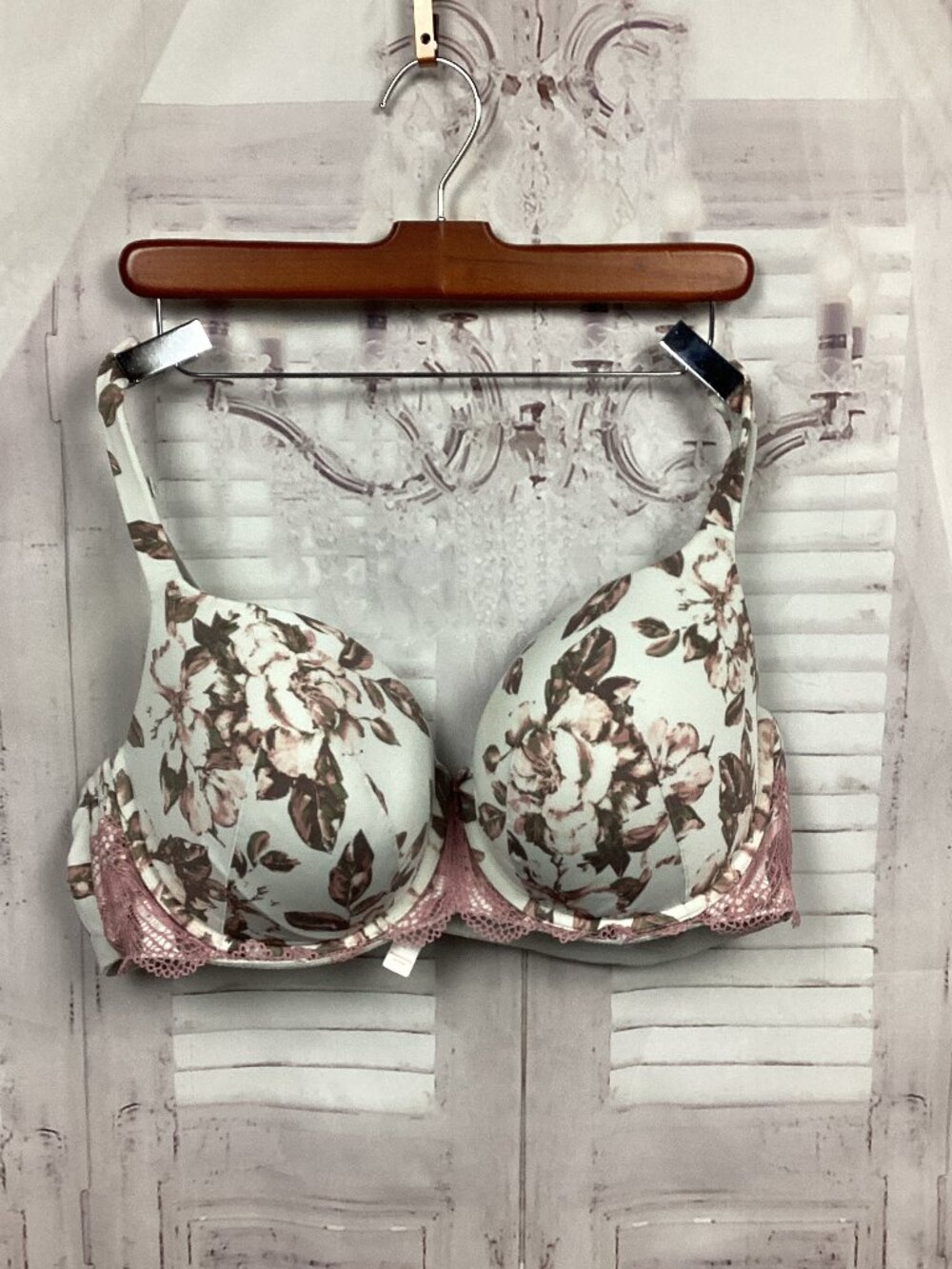 Cacique Floral Bra Padded 46C